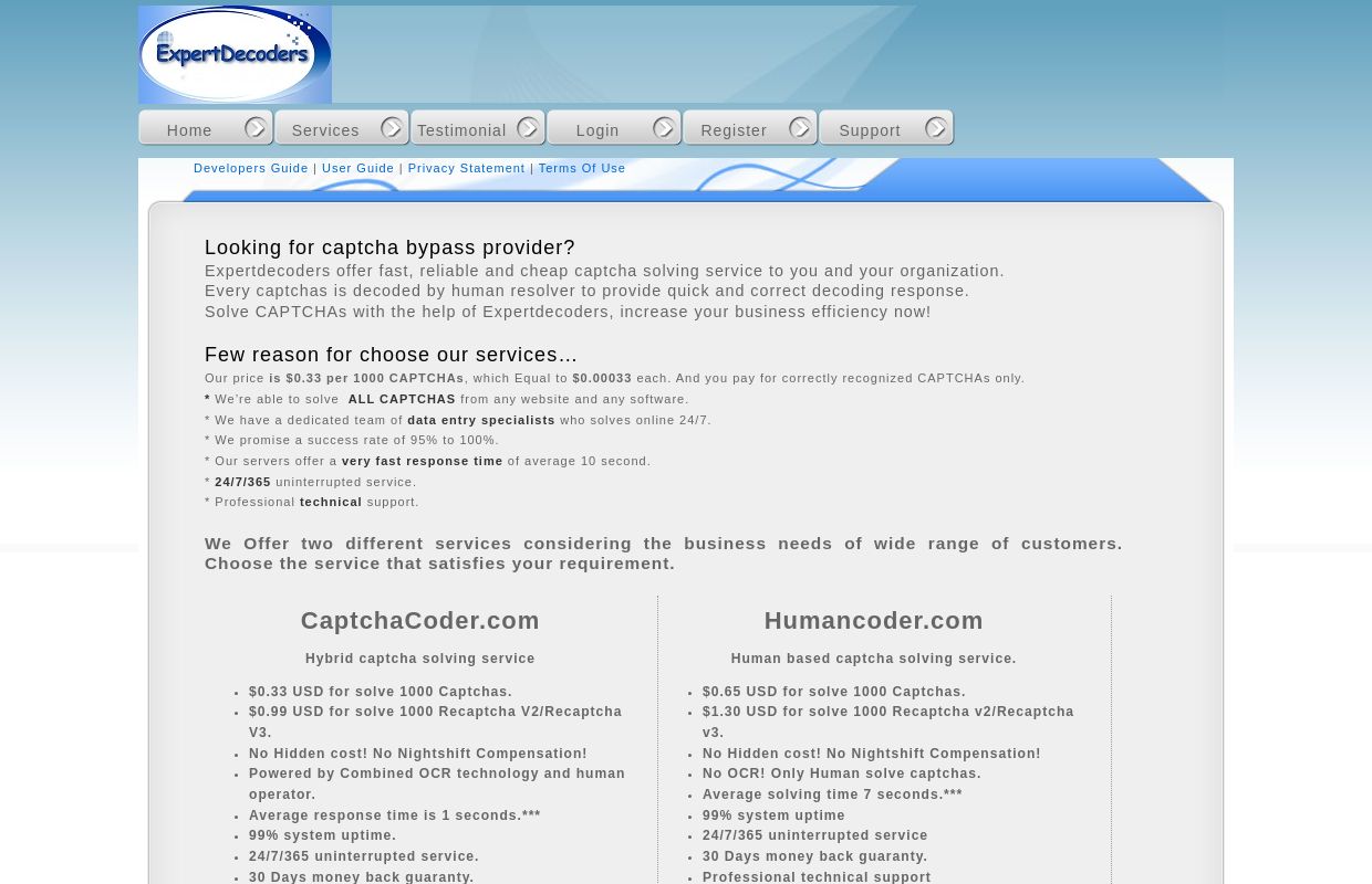 
	Fastest captcha bypass , Cheapest captcha solver, Save 50% captcha bypass cost! 
